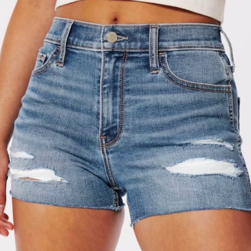 Classic Blue Denim Women's Shorts